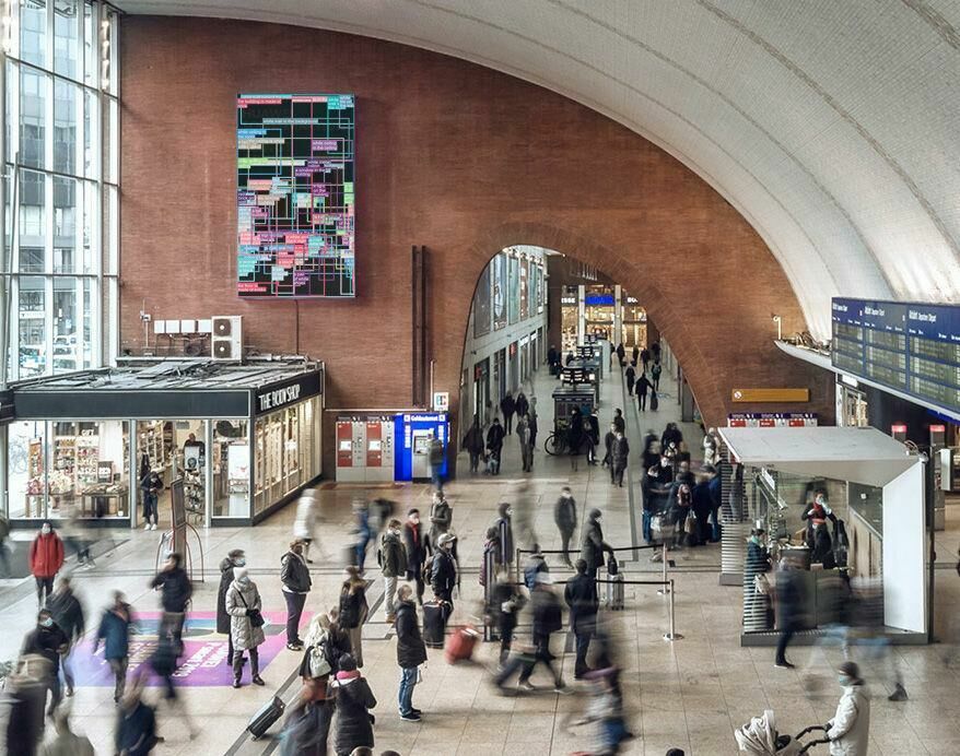 Galeriebild des Projekts Public Space Video im Hbf Köln
