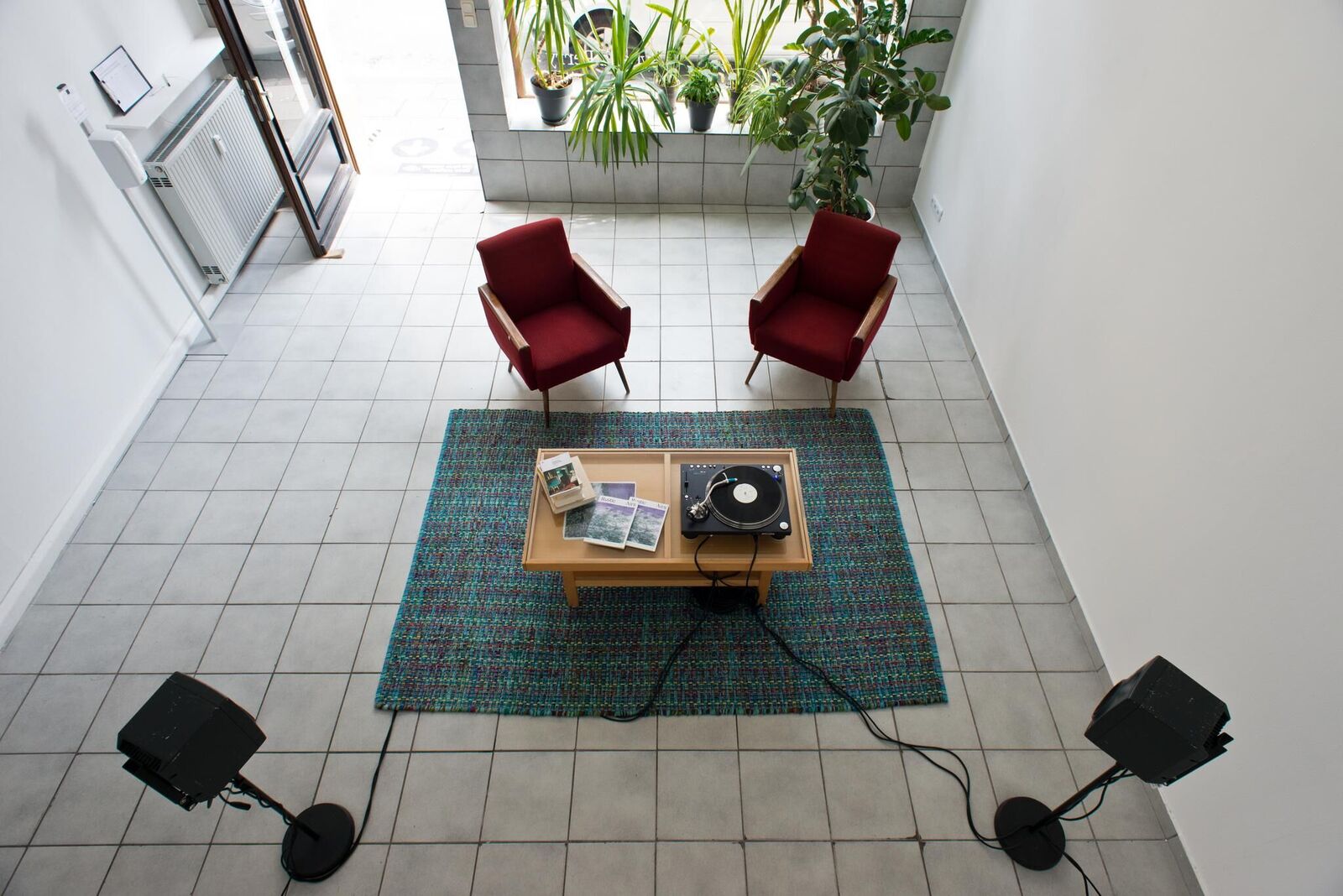 Matjö, Ausstellung, Schallplattenspieler, zurhören