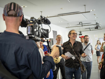 Führung mit Rektor Mathias Antlfinger