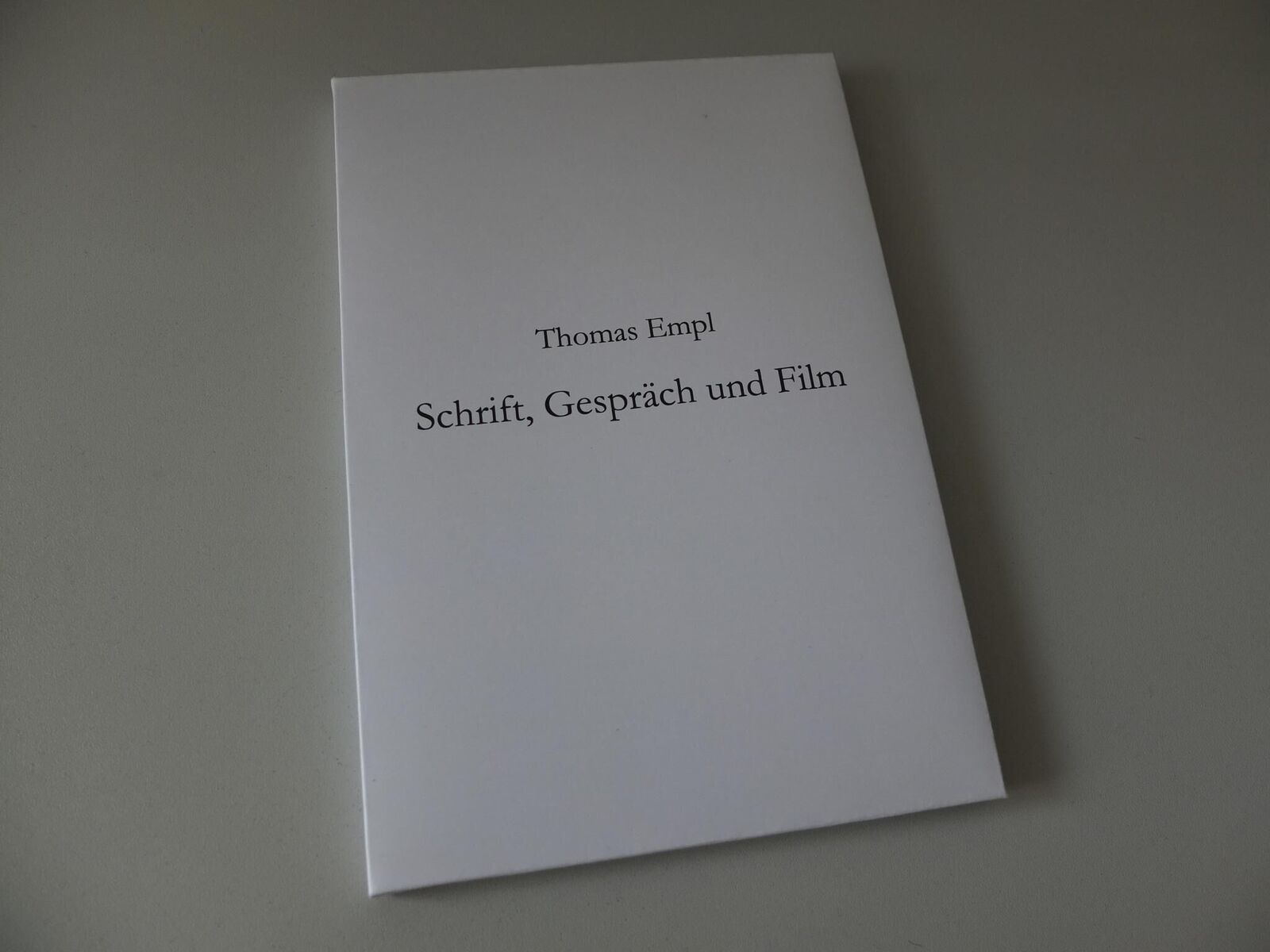 Titelbild des Projekts Schrift, Gespräch und Film