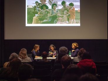 Diskussion mit Christa Blümmlinger, Solveig Klaßen und Caroline Nokel