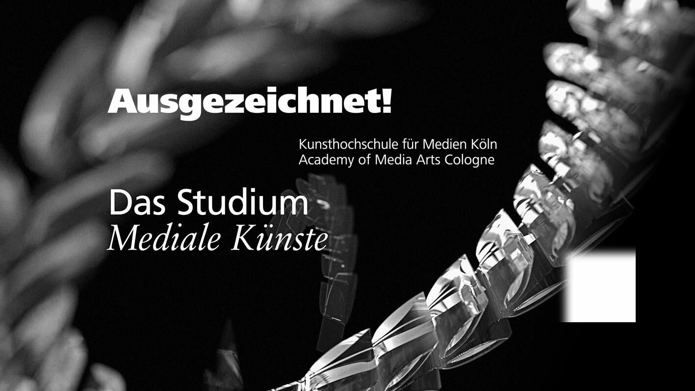 Titelbild des Projekts Trailer „Ausgezeichnet! – Das Studium der medialen Künste an der Kunsthochschule für Medien Köln“ (2024)