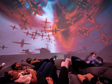 Fulldome der Animation Fulldome der Animation