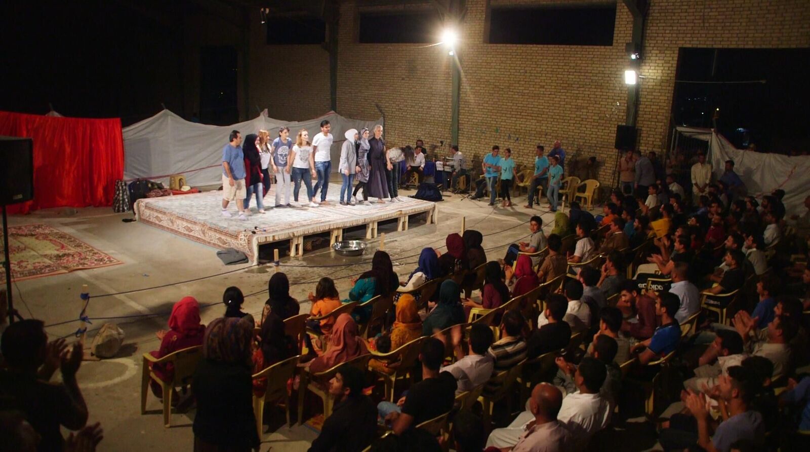 Syrien, Krieg, Flucht, Theateraufführung