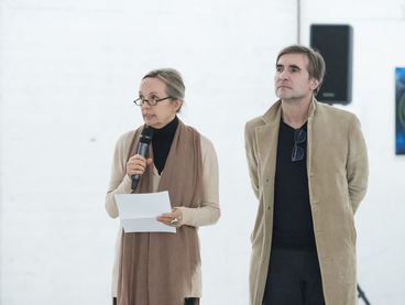 Gertrud Peters und Mischa Kuball