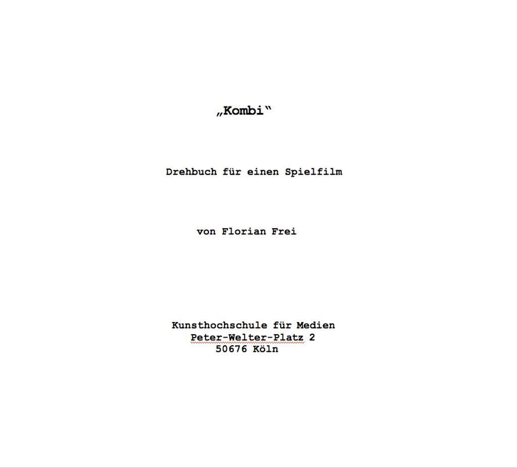Titelbild des Projekts Kombi