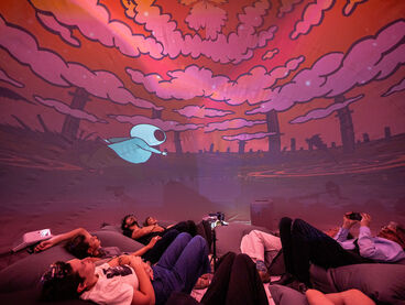 Fulldome der Animation Fulldome der Animation