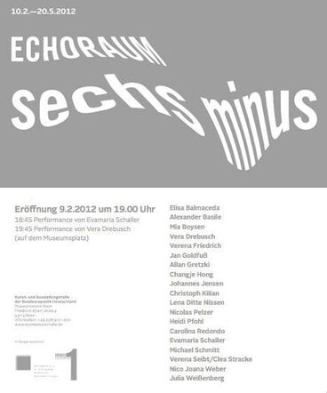 Echoraum sechs minus Galeriebild des Projekts Echoraum sechs minus