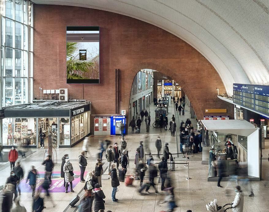 Galeriebild des Projekts Public Space Video im Hbf Köln