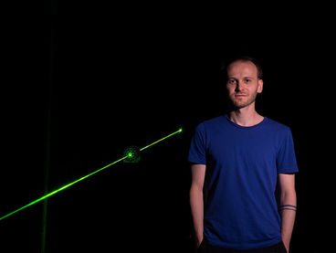 Dawid Liftinger, "PARTICLE NOISE"; Ausstellungsparcours