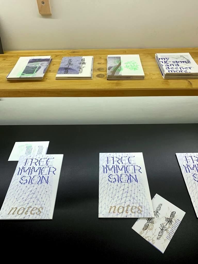 Titelbild des Projekts free immersion notes - publication 
