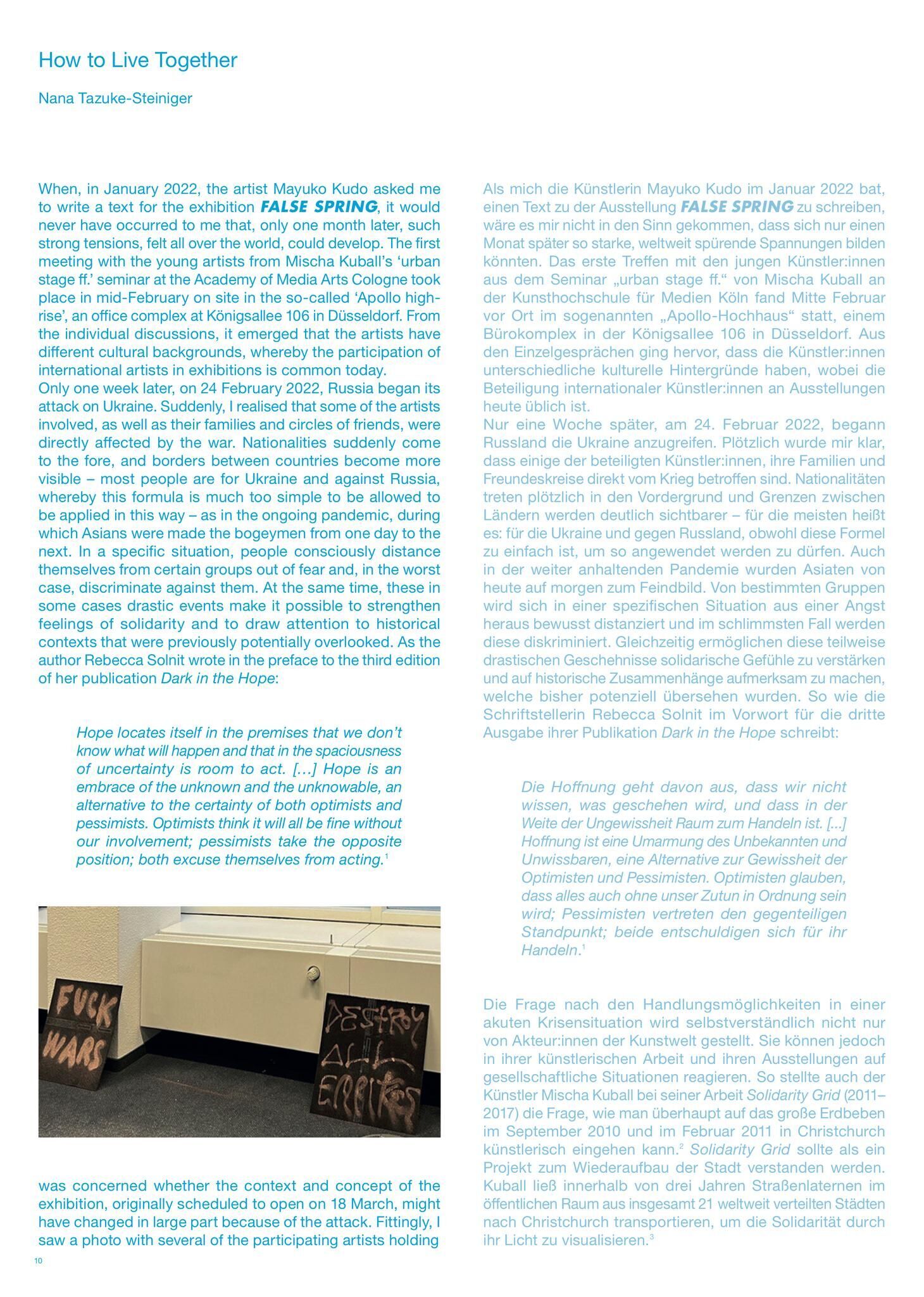 Galeriebild des Projekts FALSE SPRING
