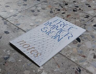 free immersion notes - publication Galeriebild des Projekts free immersion notes - publication