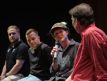 Julian Wonn mit Protagonisten Julian Wonn mit Protagonisten