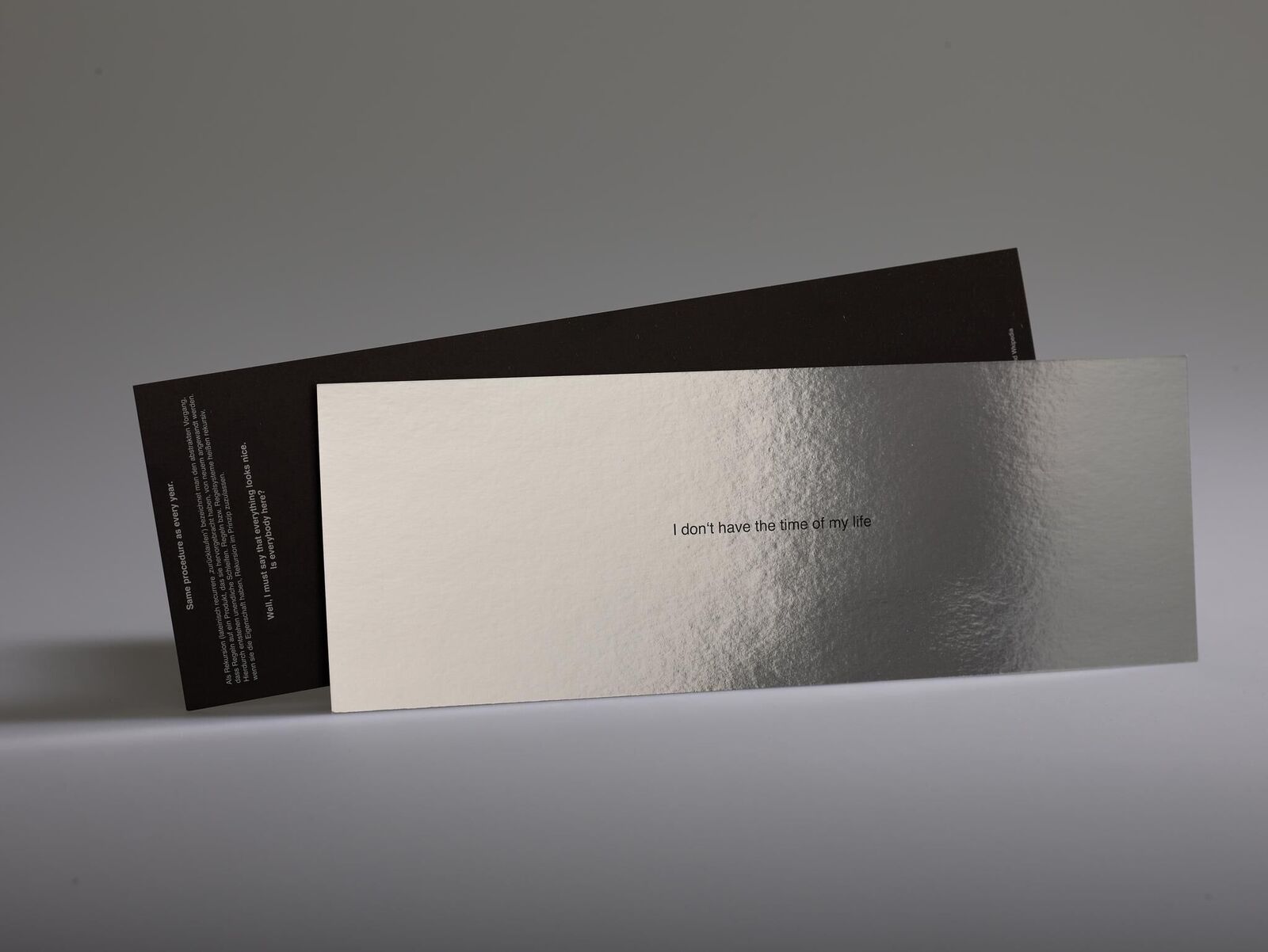 Galeriebild des Projekts same procedure as every year