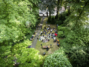 Lesung Bibliotheksgarten