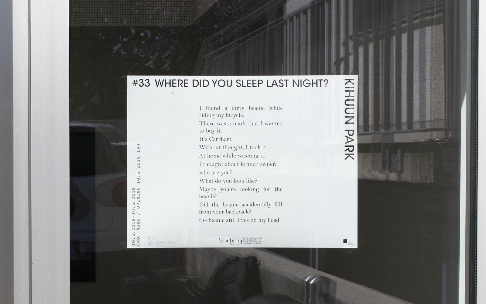 Galeriebild des Projekts Where did you sleep last night