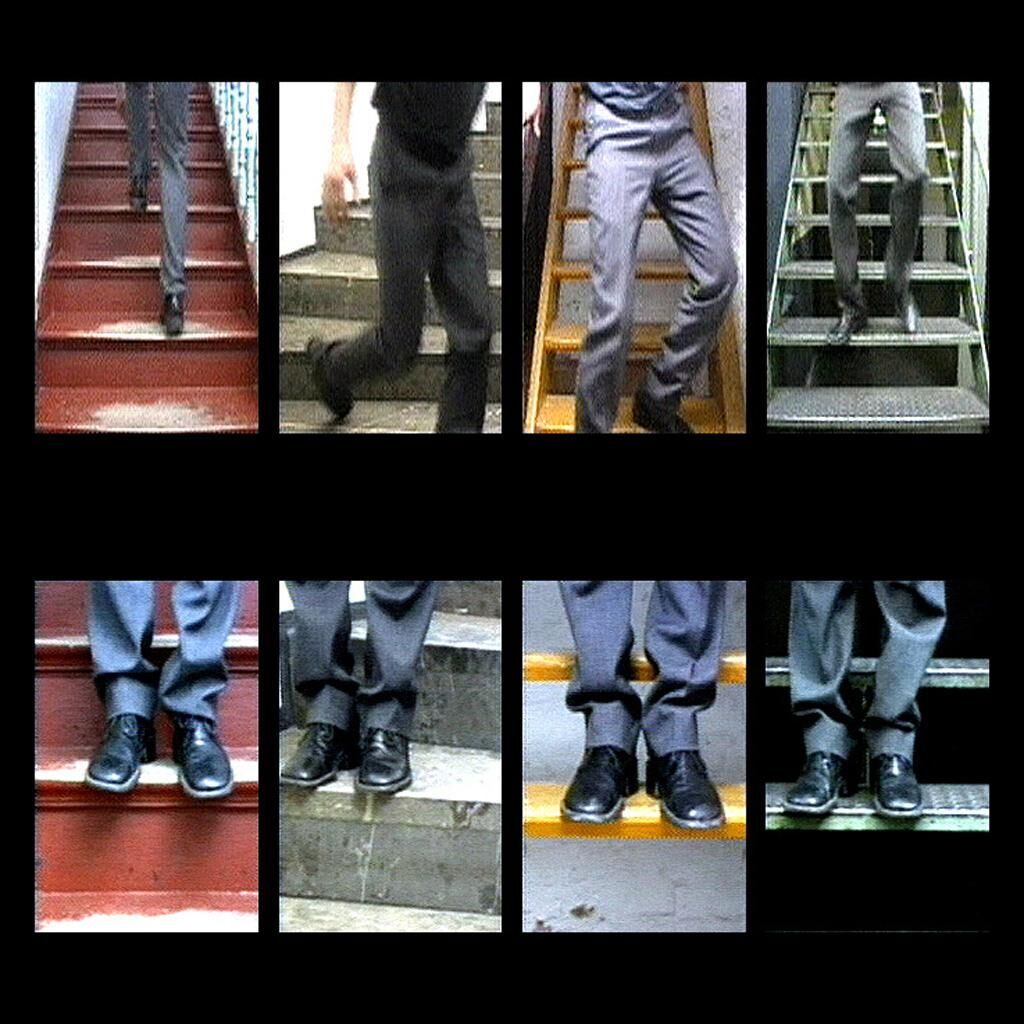 Titelbild des Projekts Komposition für vier Treppenhäuser und eine Person 