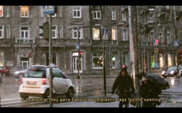 Filmstill aus „Unbalanced Bear” von Leri Matehha