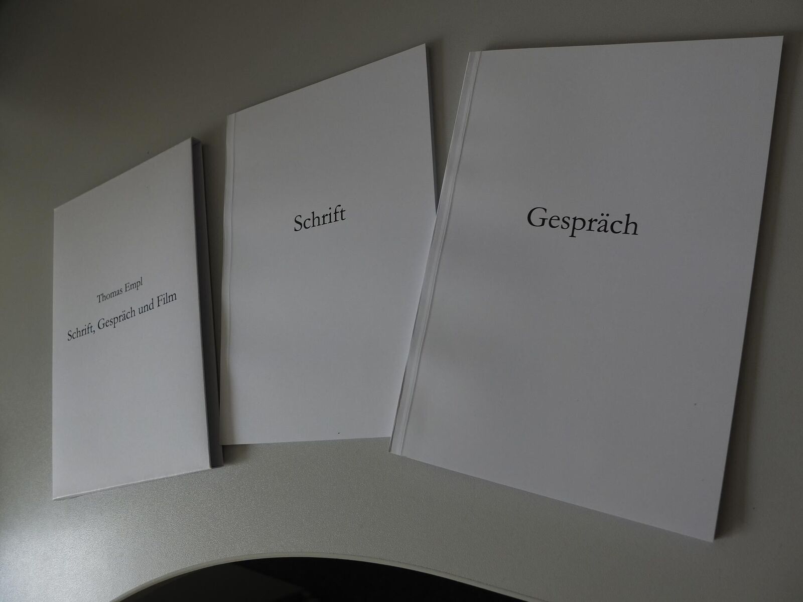 Galeriebild des Projekts Schrift, Gespräch und Film