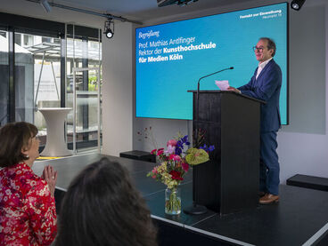 Begrüßung durch Rektor Mathias Antlfinger